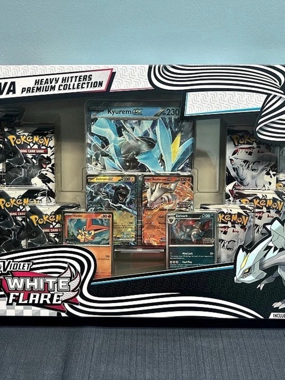 Unova Heavy Hitters Premium Collection Box Sealed Pokemon Black Bolt White Flare